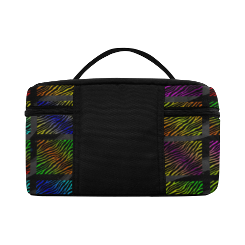 Ripped SpaceTime Stripes Collection Cosmetic Bag/Large (Model 1658)