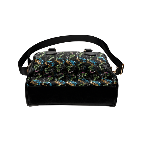 DNA pattern - Biology - Scientist Shoulder Handbag (Model 1634)