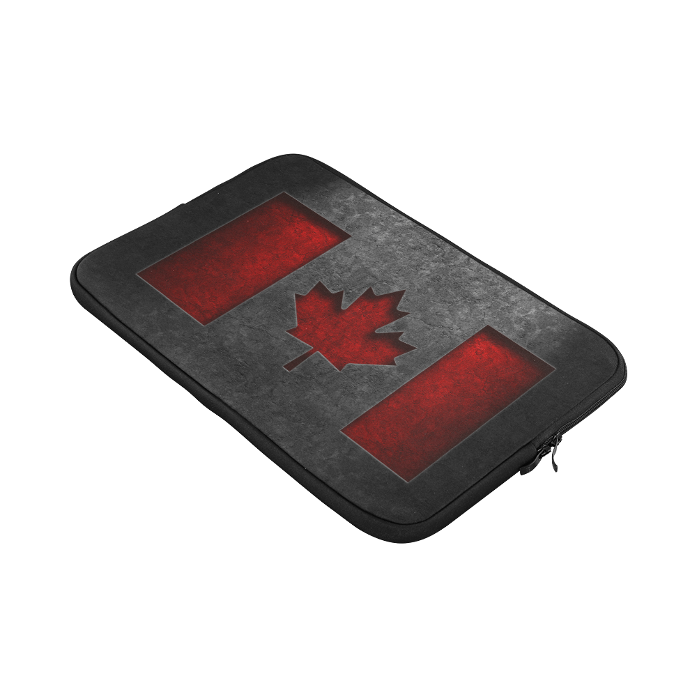 Canadian Flag Stone Texture Macbook Pro 17''