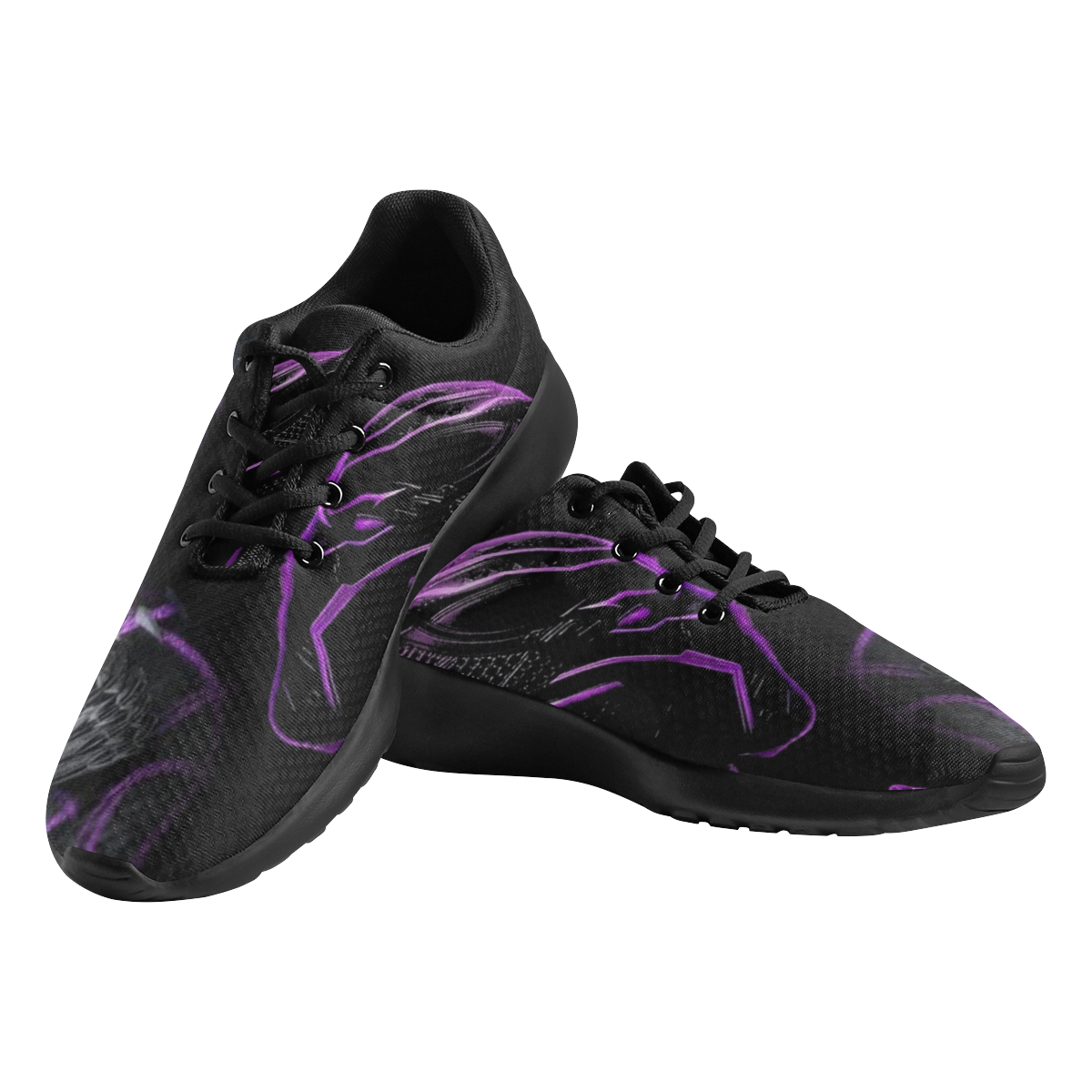 black panter Men's Athletic Shoes (Model 0200)