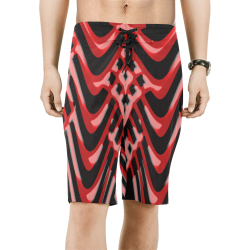 abstract_5500_2019_RBW_141h Men's All Over Print Board Shorts (Model L16)