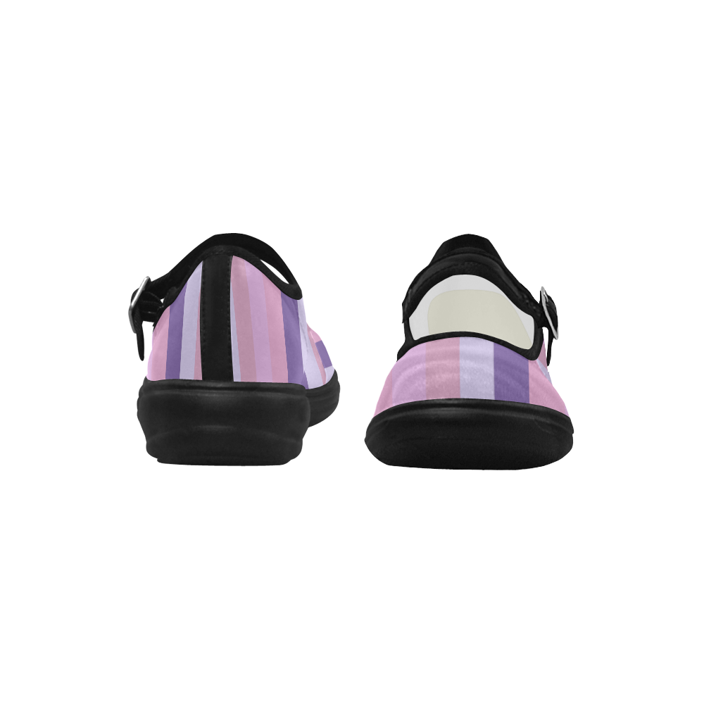 violet stars Mila Satin Women's Mary Jane Shoes (Model 4808)