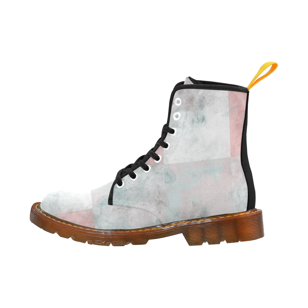 Watercolor Pop Cherry by Jera Nour Martin Boots For Men Model 1203H