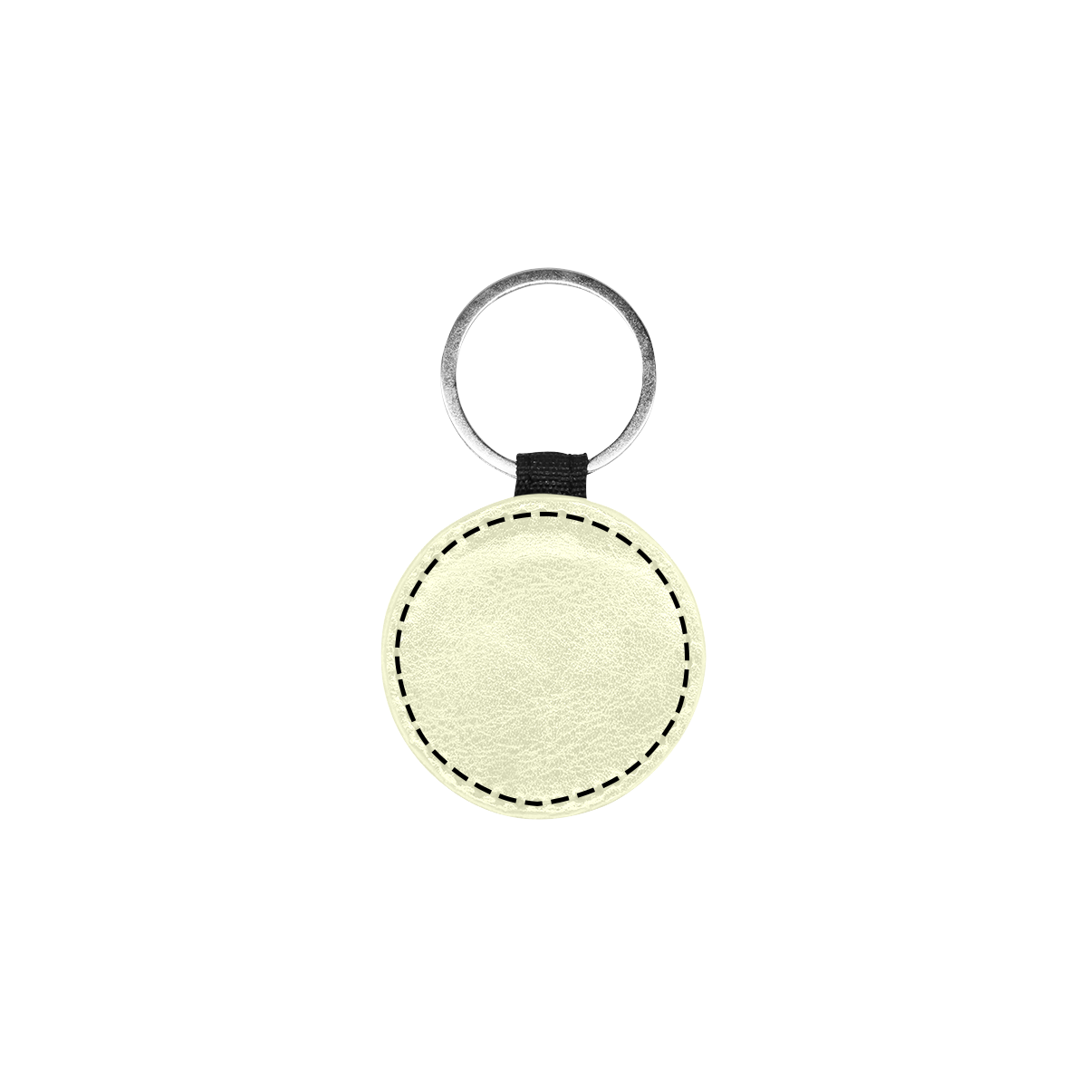 color light goldenrod yellow Round Pet ID Tag