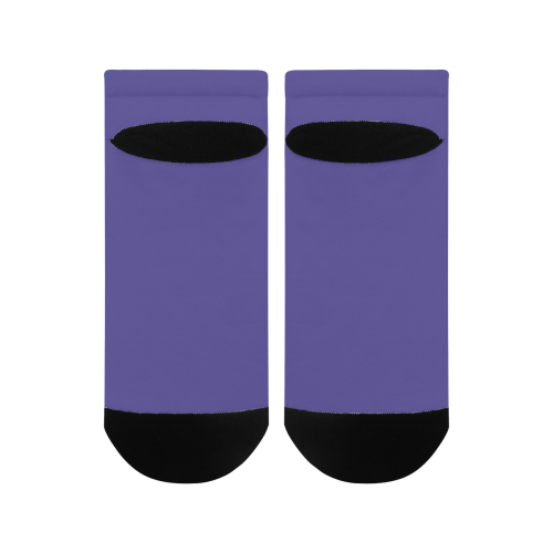 color dark slate blue Men's Ankle Socks