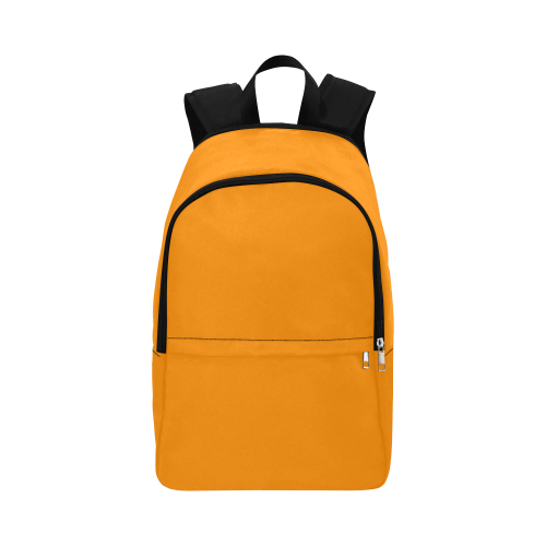 color dark orange Fabric Backpack for Adult (Model 1659)