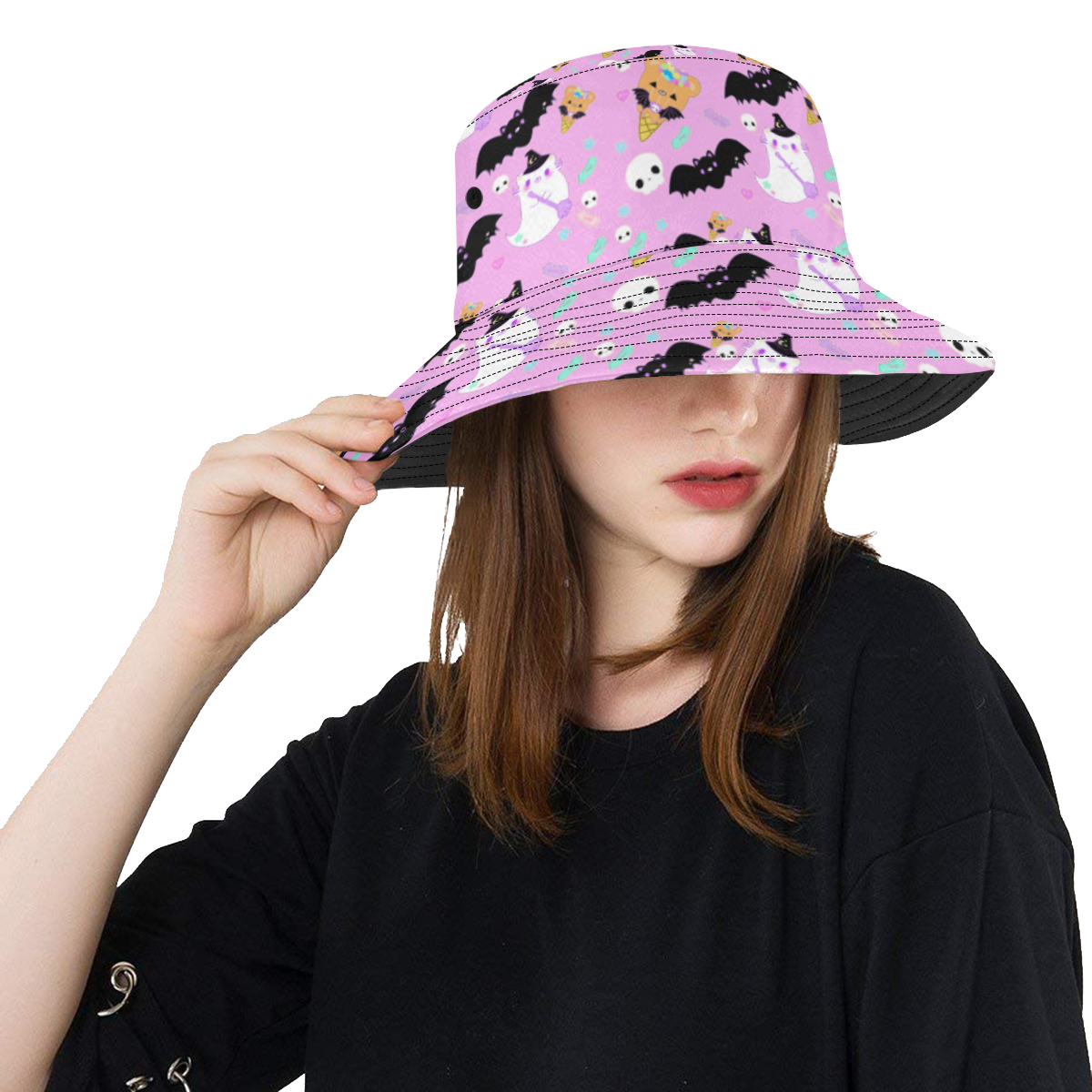 Halloween Sweets (pink) All Over Print Bucket Hat