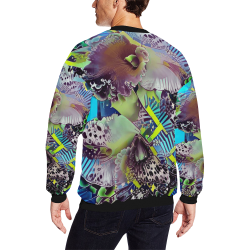 my love 31b All Over Print Crewneck Sweatshirt for Men (Model H18)