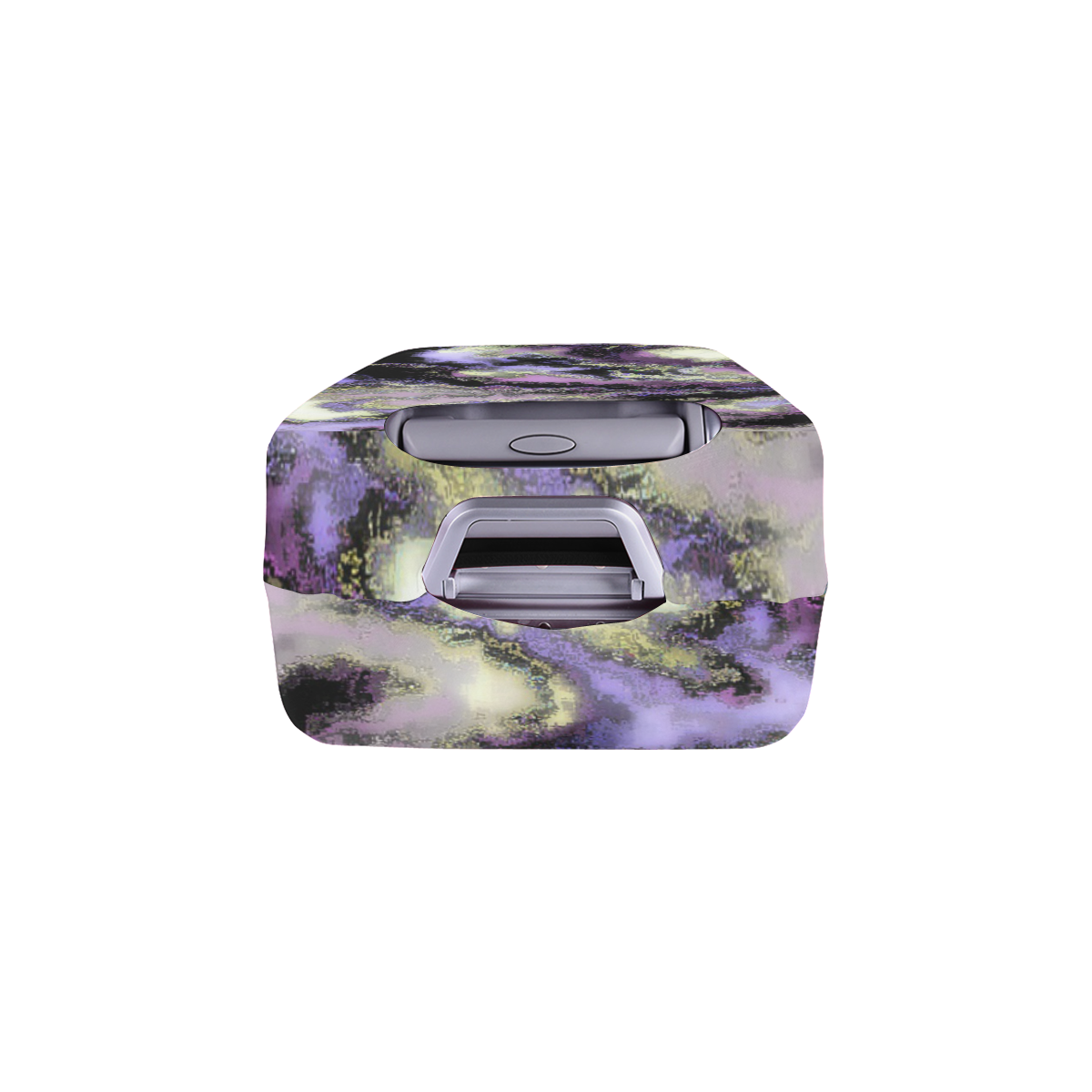 Purple marble Luggage Cover/Medium 22"-25"