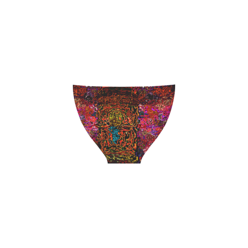 water colors vibrant bikini swimsuit Custom Bikini Swimsuit (Model S01)