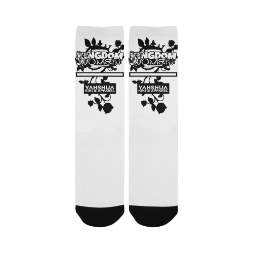 White Women's Custom Socks