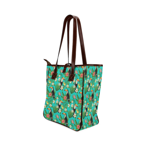 Tropical Summer Toucan Pattern Classic Tote Bag (Model 1644)