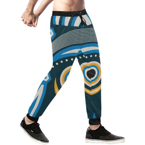 lulua tribal Men's All Over Print Sweatpants (Model L11)