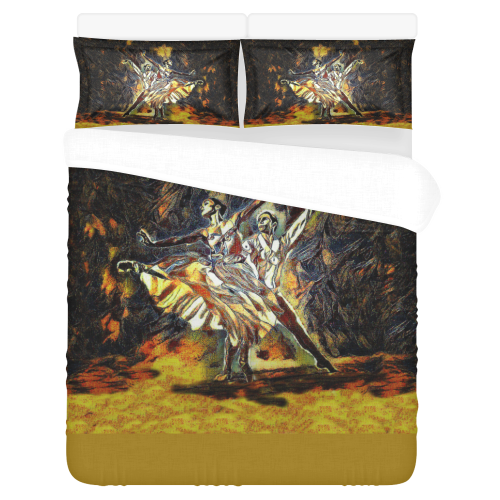 I love ballet 3-Piece Bedding Set