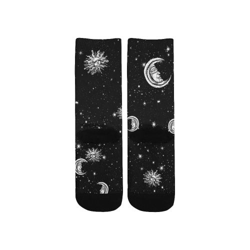 Mystic Stars, Moon and Sun Kids' Custom Socks