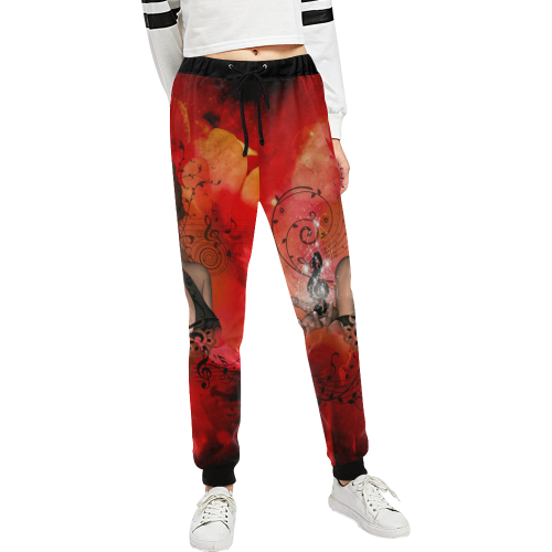 Fairy with clef Unisex All Over Print Sweatpants (Model L11)