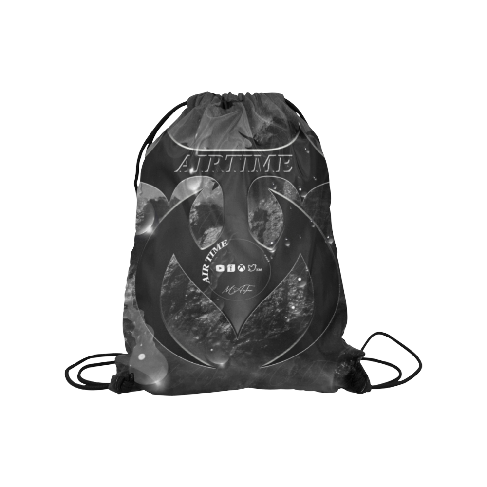 3D AirTIME20 Bag Medium Drawstring Bag Model 1604 (Twin Sides) 13.8"(W) * 18.1"(H)