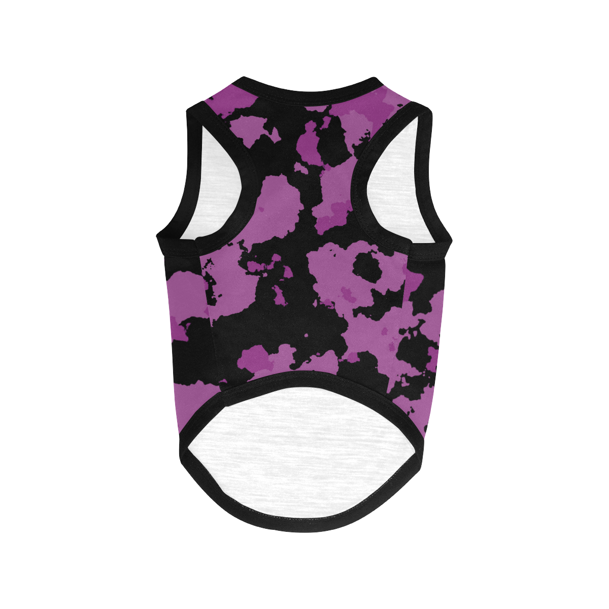 purple camouflage pattern All Over Print Pet Tank Top