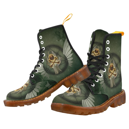 Skull in a hand Martin Boots For Women Model 1203H
