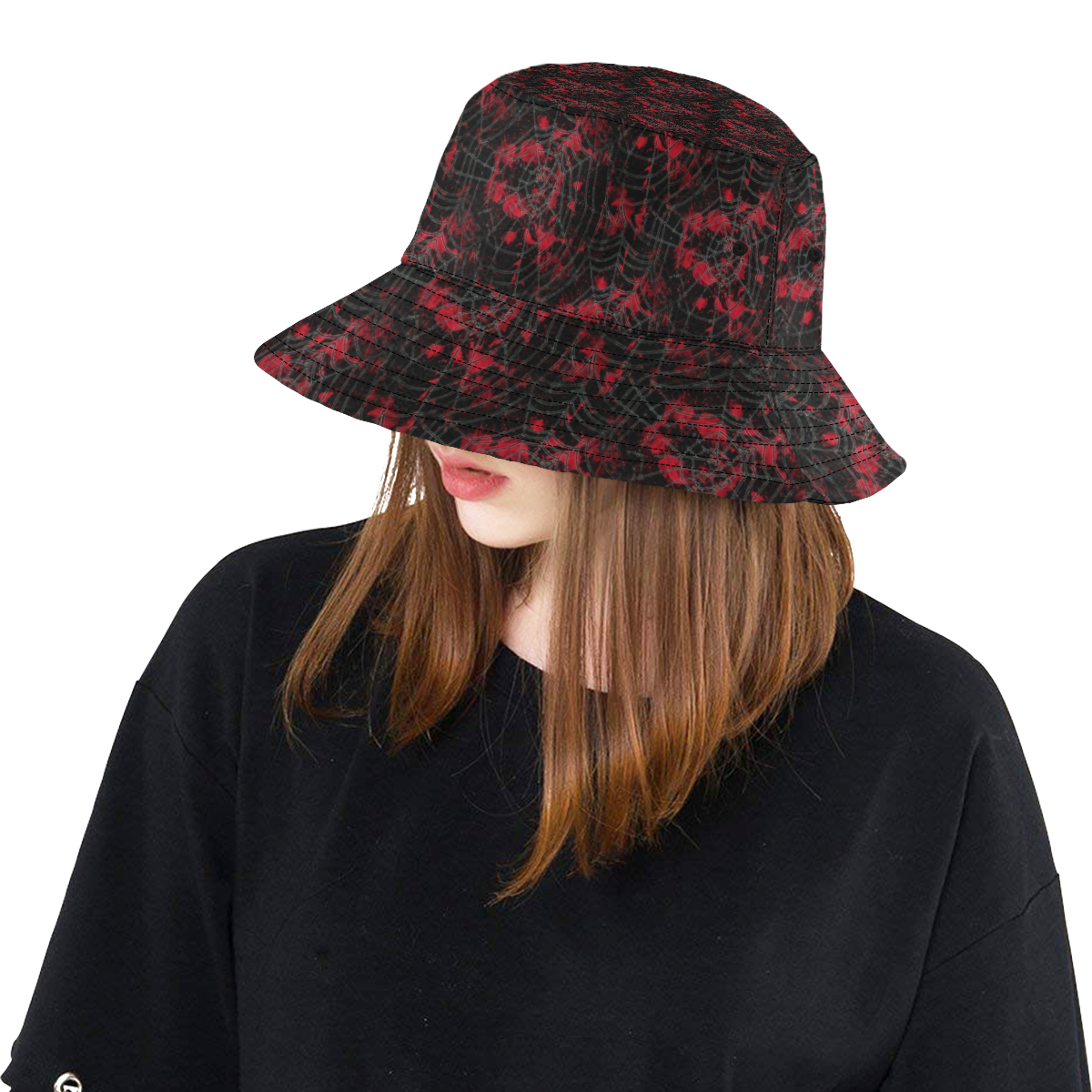 Scary Spiderby Artdream All Over Print Bucket Hat