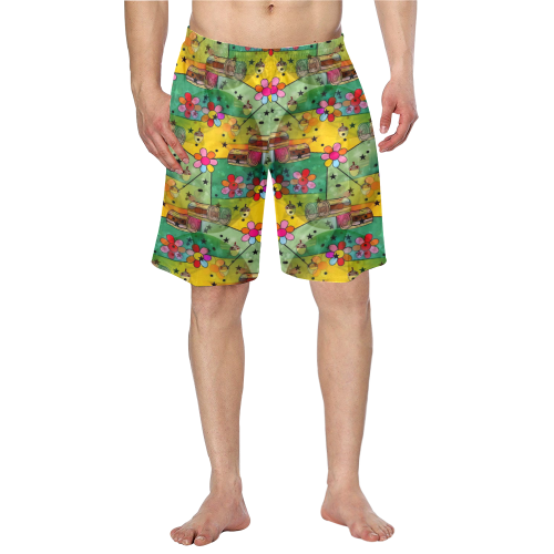 Fall by Nico Bielow Men's Swim Trunk (Model L21)