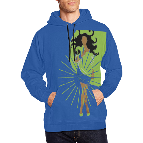 gamma ray shine All Over Print Hoodie for Men (USA Size) (Model H13)