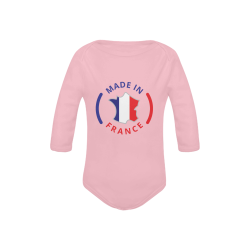 Made In France Baby Powder Organic Long Sleeve One Piece (Model T27)