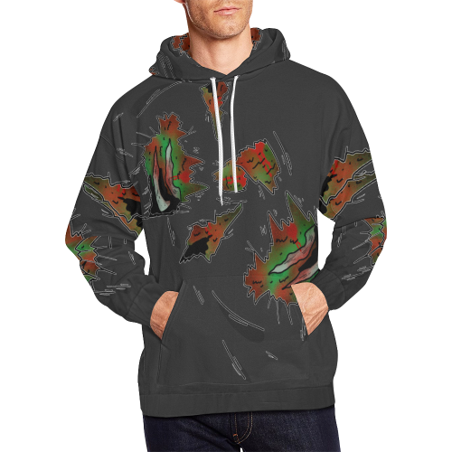 Zombie All Over Print Hoodie for Men/Large Size (USA Size) (Model H13)