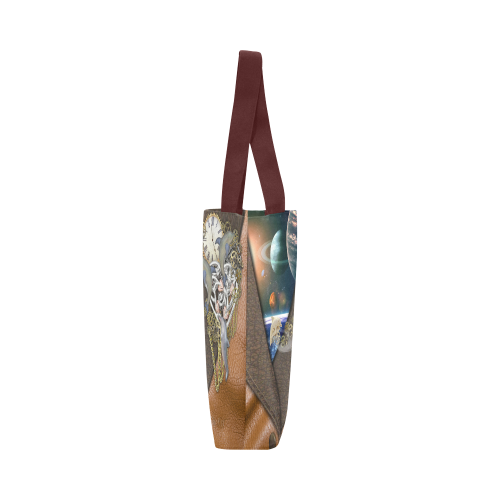our dimension of Time Canvas Tote Bag (Model 1657)