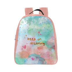 KEEP ON DREAMING School Backpack (Model 1601)(Small)
