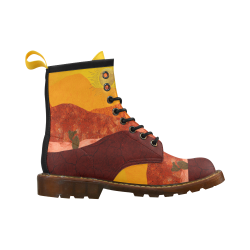 In The Desert High Grade PU Leather Martin Boots For Men Model 402H