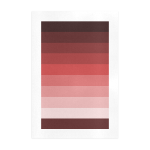 Copper multicolored stripes Art Print 19‘’x28‘’