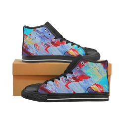 oil_k High Top Canvas Shoes for Kid (Model 017)