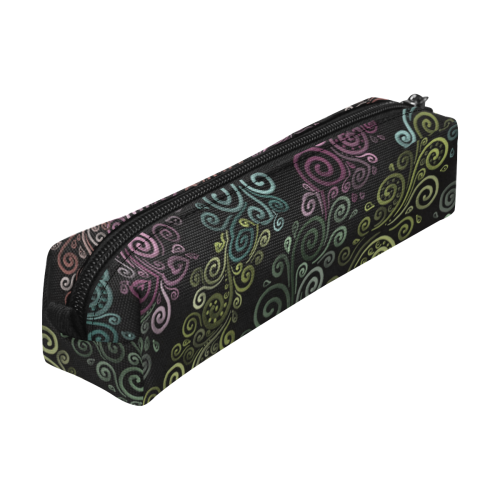 3D Psychedelic pastel rainbow Pencil Pouch/Small (Model 1681)