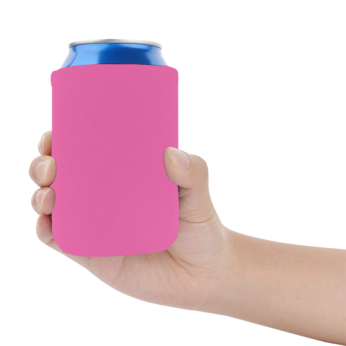 color hotpink Neoprene Can Cooler 4" x 2.7" dia.