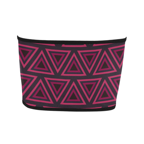Tribal Ethnic Triangles Bandeau Top