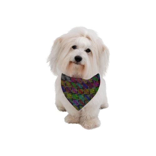 Ripped SpaceTime Stripes Collection Pet Dog Bandana/Large Size
