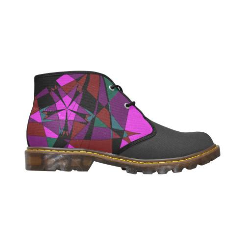 Abstract #13 2020 Women's Canvas Chukka Boots (Model 2402-1)