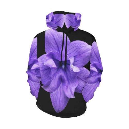 Balloon Flower All Over Print Hoodie for Women (USA Size) (Model H13)