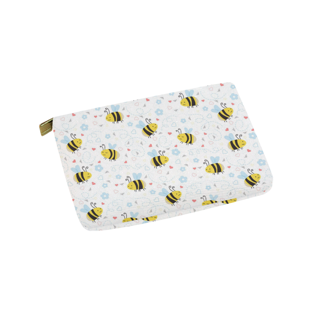 Cute Bee Pattern Carry-All Pouch 9.5''x6''