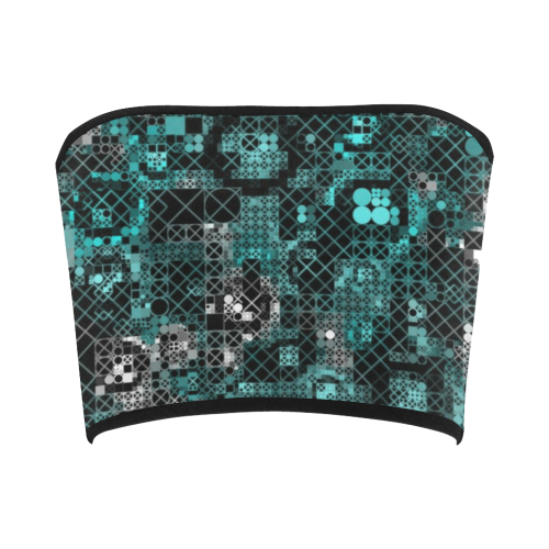 funny mix of shapes  by JamColors Bandeau Top