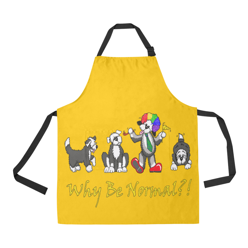Y B Normal -yellow All Over Print Apron