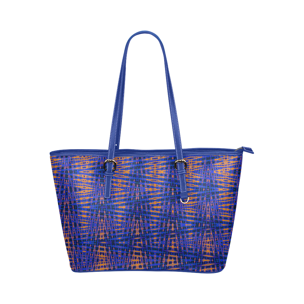 Pattern Bliss Leather Tote Bag/Large (Model 1651)