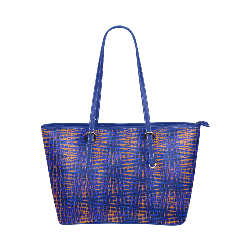 Pattern Bliss Leather Tote Bag/Large (Model 1651)