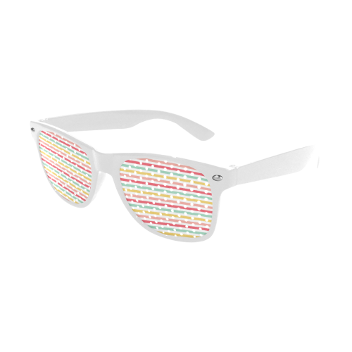 Pastel Stripes Custom Goggles (Perforated Lenses)