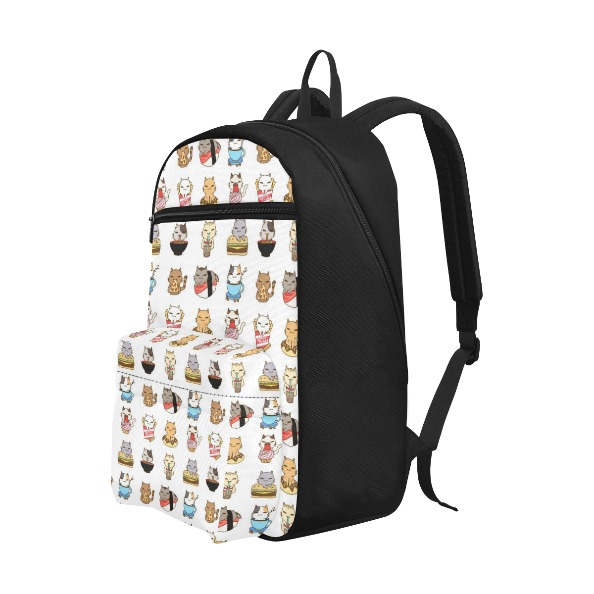 white Large Capacity Travel Backpack (Model 1691)