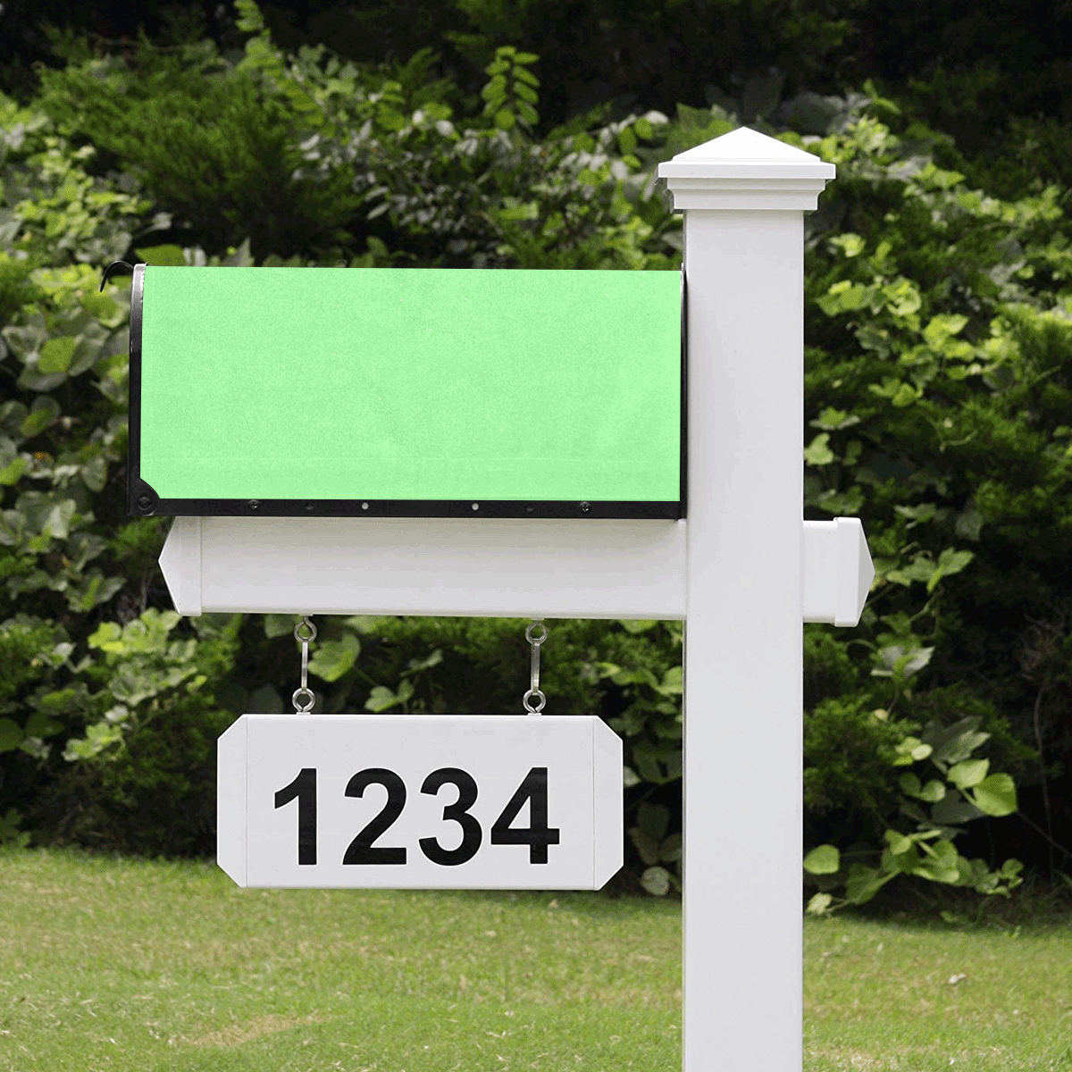 color pale green Mailbox Cover