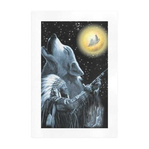 Embrace The Wolf Spirit Art Print 19‘’x28‘’