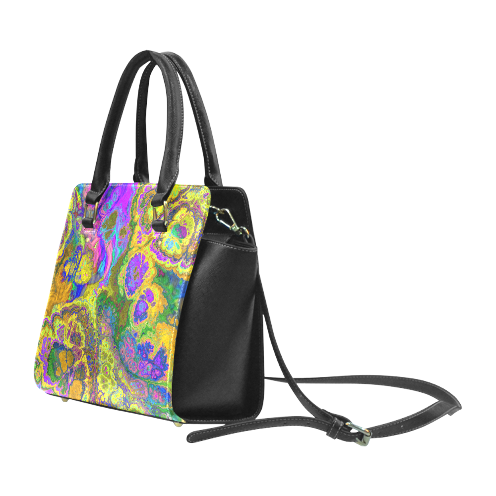 wonderful fractal 3183 by JamColors Classic Shoulder Handbag (Model 1653)