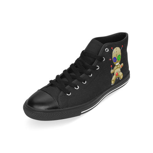 Voodoo doll sp Men’s Classic High Top Canvas Shoes /Large Size (Model 017)